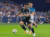 Michael Boxall of Minnesota United in action against Sporting Kansas City on September 21, 2024