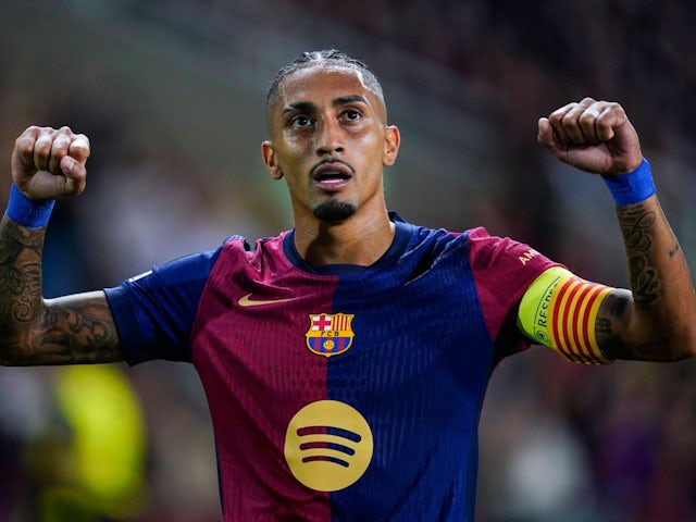 Barcelona confident hat-trick hero Raphinha will sign new deal for Flick's side