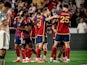 Real Salt Lake players celebrate after scoring a goal against Portland Timbers on September 21. 2024