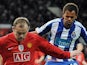 Manchester United's Wayne Rooney in action with Porto's Rolando on April 7, 2009