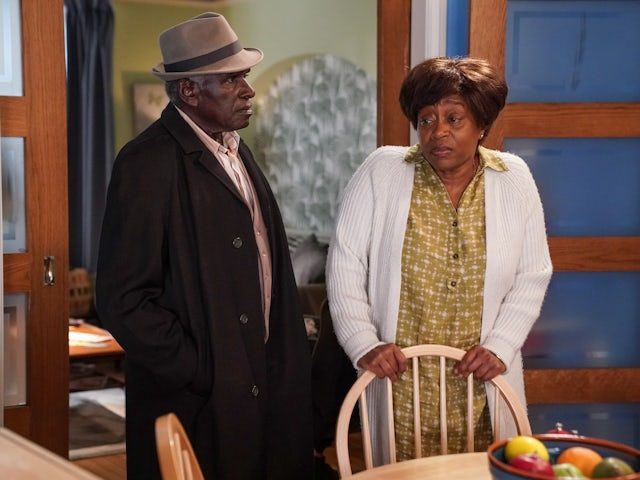 Patrick and Yolande on EastEnders on October 3, 2024