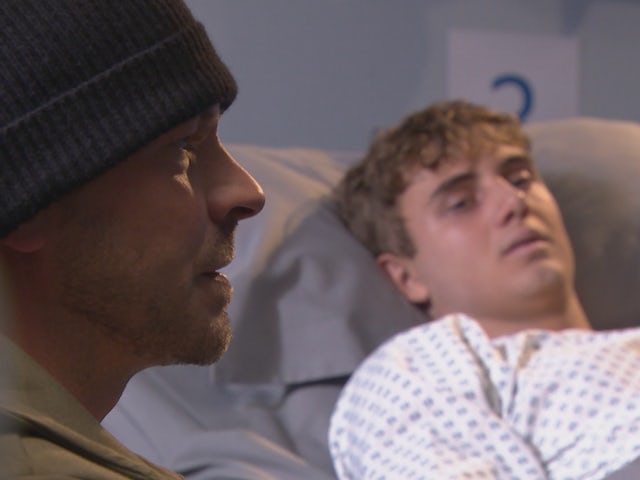 Darren and JJ on Hollyoaks on September 30, 2024