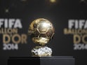 Ballon d'Or trophy on January 1, 2015