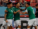 Bolivia players celebrate their goal on September 10, 2024