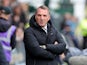 Celtic manager Brendan Rodgers during his side's match against Ross County, on October 6, 2024