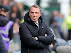 Celtic manager Brendan Rodgers during his side's match against Ross County, on October 6, 2024