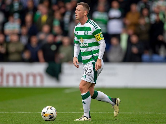 Celtic's Callum McGregor during his side's game against Ross County, on October 6, 2024