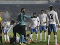 Cuba against Chile during friendly match  on October 5, 2024