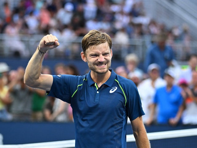 David Goffin (BEL) during his second round match  on October 5, 2024