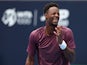 Gael Monfils reacts at the China Open on September 27, 2024