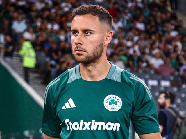 Panathinaikos' George Baldock on August 8, 2024