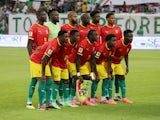 Guinea players line up on June 6, 2024