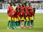 Guinea players line up on June 6, 2024