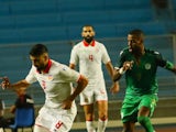 Hamza Rafii of Tunisia during his side's match against Comoros, on October 11, 2024