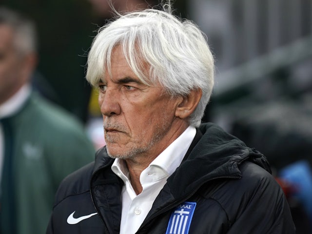 Greece manager Ivan Jovanovic pictured on September 10, 2024