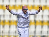 England bowler Jack Leach in October 2024.