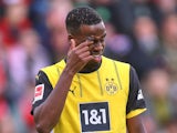 Jamie Bynoe Gittens of Borussia Dortmund during his side's match against Union Berlin, on October 5, 2024