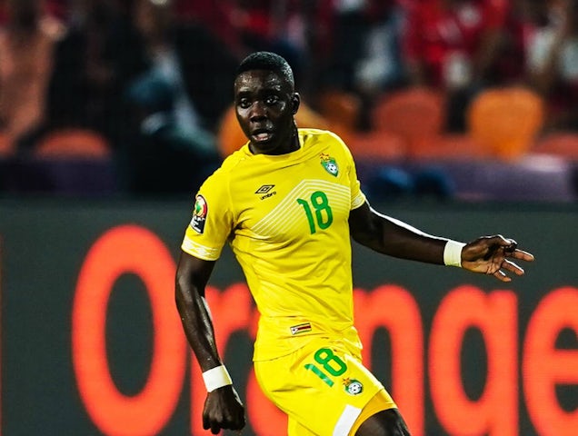  Marvellous Nakamba in action for Zimbabwe on October 5, 2024