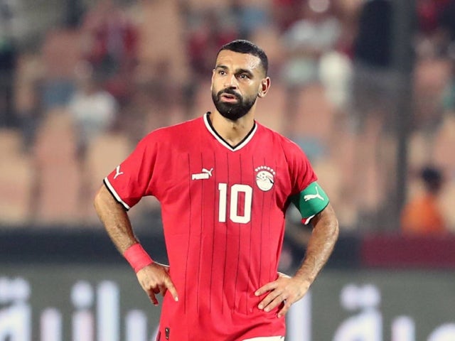 Mohamed Salah of Egypt during his side's match against Cape Verde, on September 6, 2024