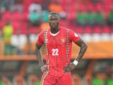 Opa Sangante (Guinea Bissau) looks on during a 2023 African Cup of Nations Group A game, Guinea-Bissau v Nigeria , 