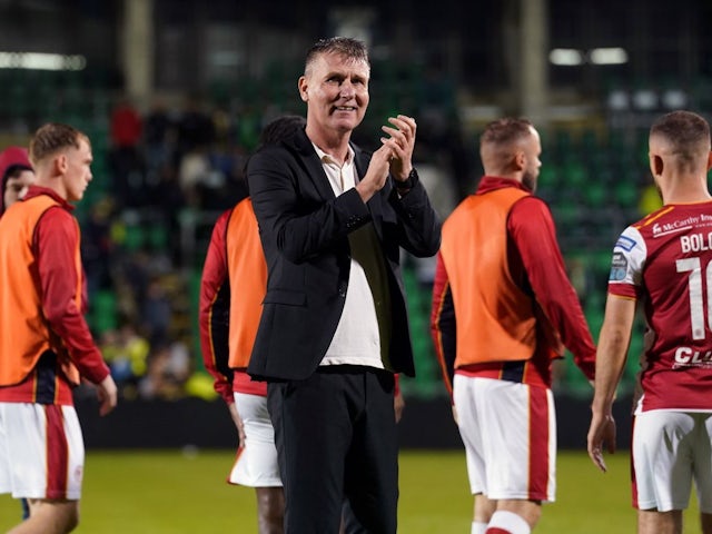 St Patrick's Athletic manager Stephen Kenny after his side's UEFA Conference League match against Sabah, on August 8, 2024