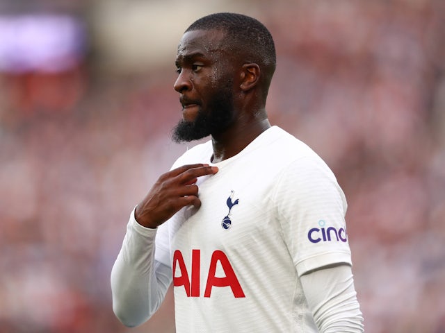 Tanguy Ndombele in action for Tottenham Hotspur in October 2021