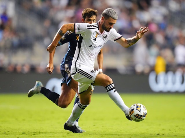 Mateusz Klich of DC United in action against the Philadelphia Union on September 22, 2024