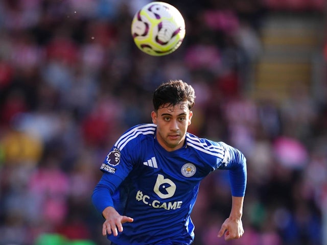 Leicester City's Facundo Buonanotte during his side's Premier League match against Southampton, on October 19, 2024