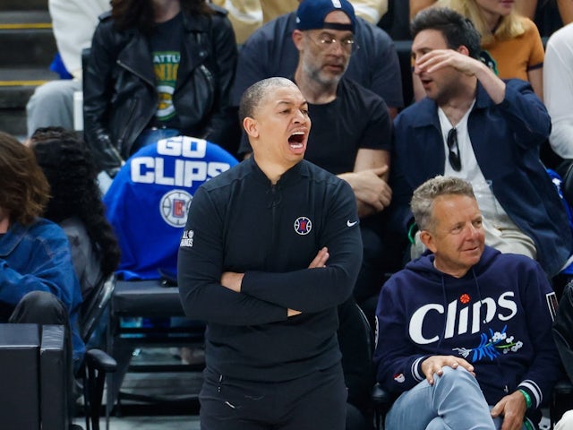 Los Angeles Clippers head coach Tyronn Lue is pictured on April 21, 2024