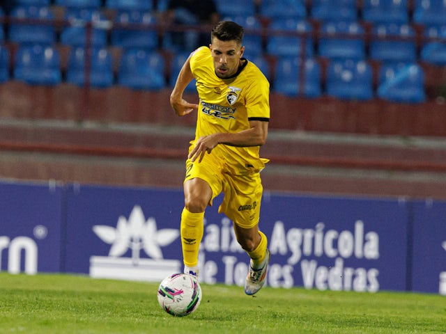 Nuno Campos in action for Portimonense on September 13, 2024