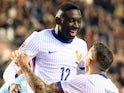 France's Randal Kolo Muani celebrates scoring on October 14, 2024