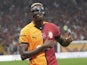 Victor Osimhen of Galatasaray celebrates after scoring on September 28, 2024