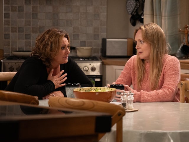 Moira and Vanessa on Emmerdale on October 24, 2024