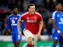 Nottingham Forest's Chris Wood celebrates after scoring on October 25, 2024