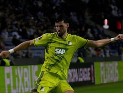 Florian Grillitsch of Hoffenheim during his side's Europa League match against Porto, on October 24, 2024