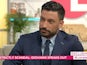 Giovanni Pernice appearing on Lorraine, October 2024