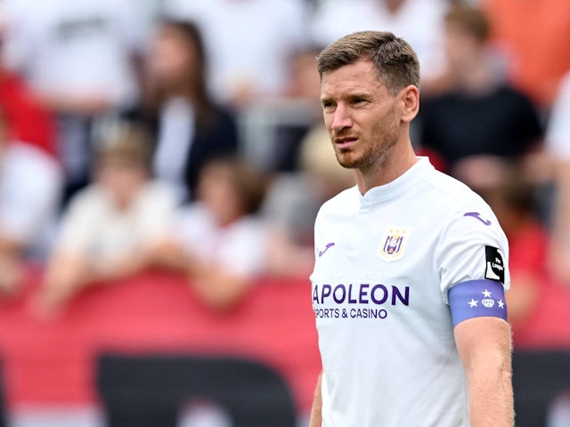 Anderlecht's Jan Vertonghen on August 4, 2024