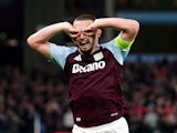 Aston Villa's John McGinn celebrates scoring his side's first goal in the Champions League group stage match against Bologna, on October 22, 2024