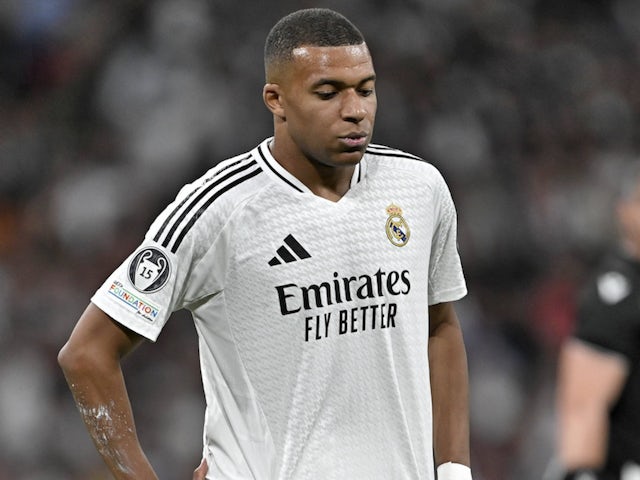 Real Madrid's Kylian Mbappe on October 22, 2024