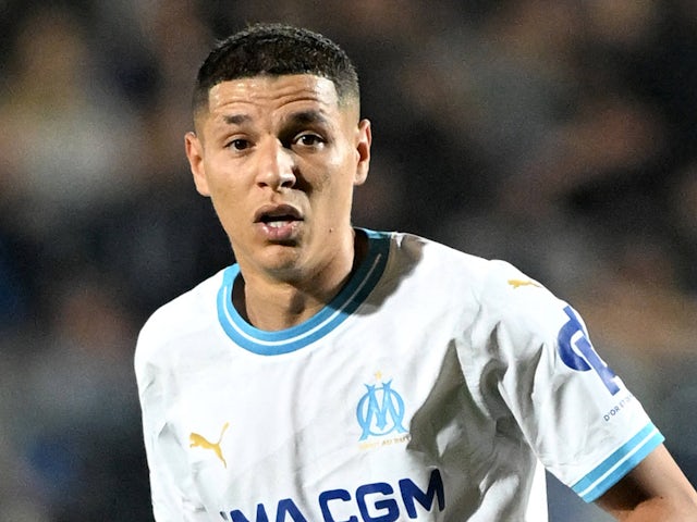 Marseille's Amine Harit pictured on May 9, 2024