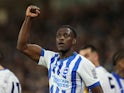 Brighton & Hove Albion's Danny Welbeck celebrates scoring on October 6, 2024