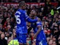 Chelsea's Moises Caicedo celebrates with Nicolas Jackson on November 3, 2024