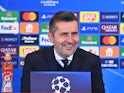 Boss of Dinamo Zagreb Nenad Bjelica in a press conference for his side's match against RB Salzburg, on October 23, 2024