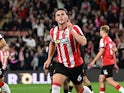 Southampton's Taylor Harwood-Bellis celebrates scoring the opening goal on October 29, 2024