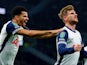 Tottenham Hotspur's Timo Werner celebrates scoring with Dominic Solanke on October 30, 2024