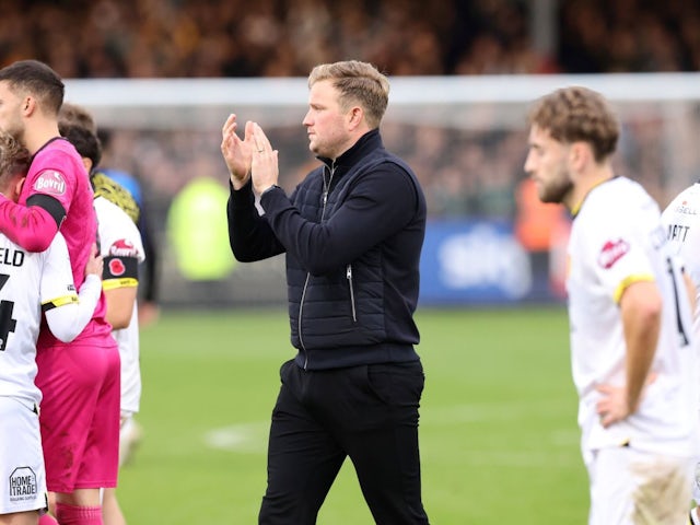 Burton Albion interim boss Tom Hounsell during his side's match against Cambridge United, on October 26, 2024