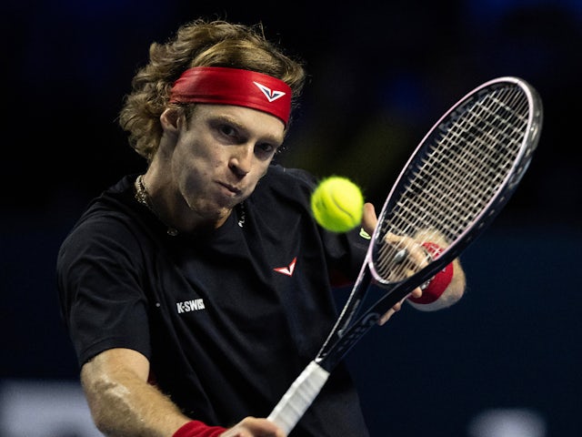 Andrey Rublev pictured on October 25, 2024