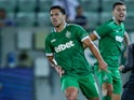 Ludogorets' Caio Vidal celebrates on August 17, 2024