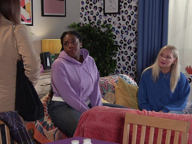 Dee-Dee and Lisa on Coronation Street on November 13, 2024