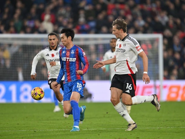 Crystal Palace midfielder Daichi Kamada during his side's Premier League match against Fulham, on November 9, 2024